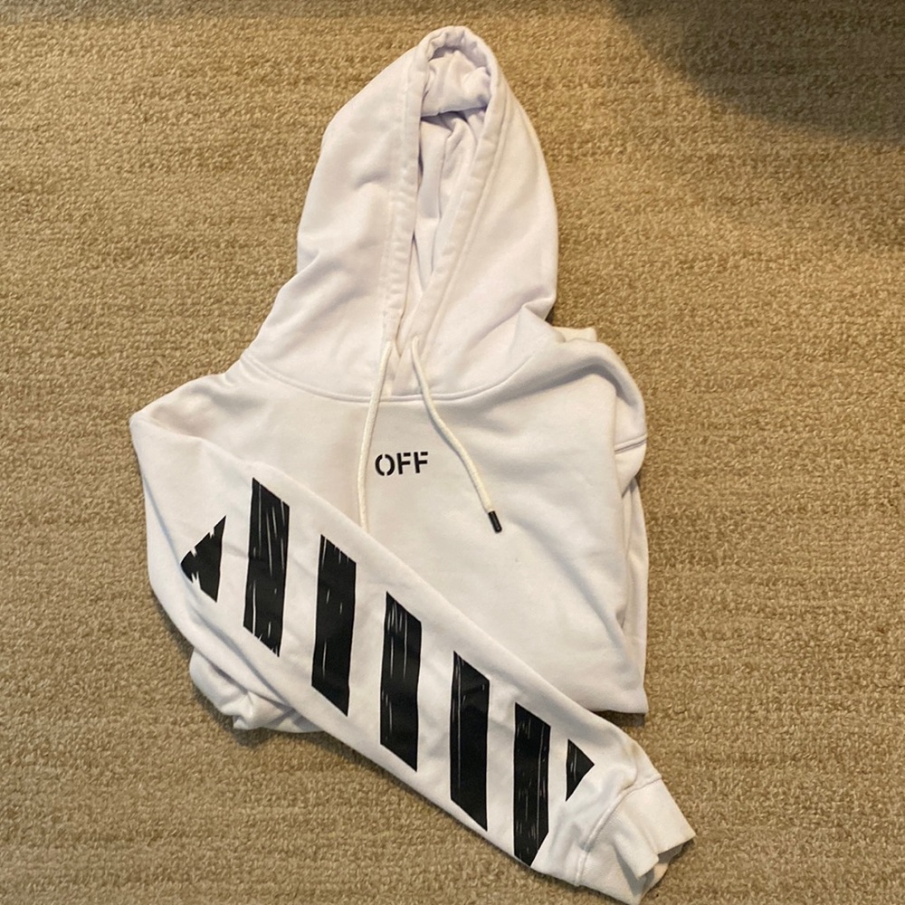 Men’s Off White Arrow Hoodie